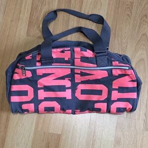 PINK Victoria's Secret Travel Bag - Gray and Pink